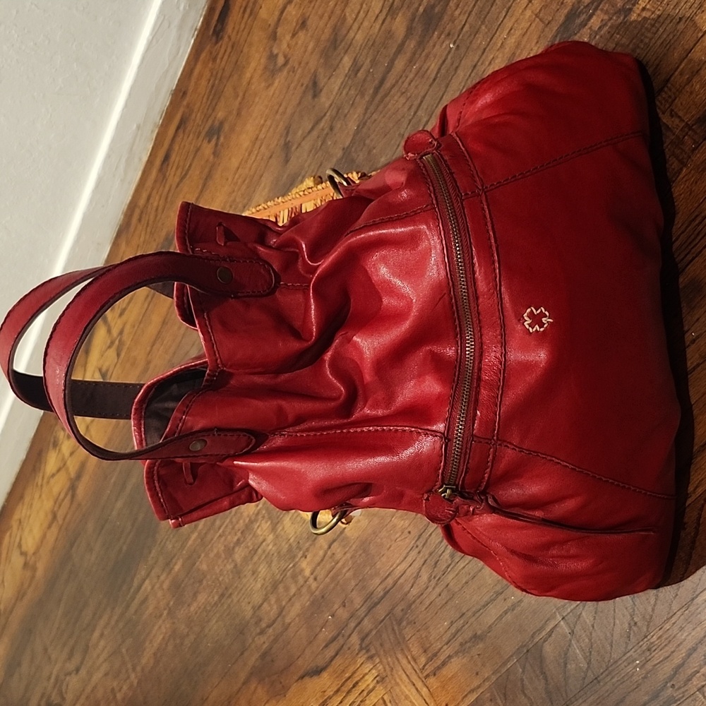 Lucky Brand Lambskin Leather Tote/Crossbody